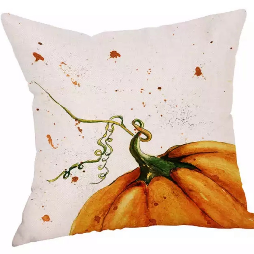 Pumpkin Accent Pillow Cover